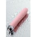 Розовый силиконовый вибратор с функцией нагрева и пульсирующими шариками FAHRENHEIT - 19 см.