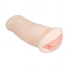 Вибрирующий мастурбатор-вагина с нежными губками Lily - 18 см.