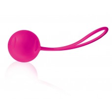 Ярко-розовый вагинальный шарик Joyballs Trend Single