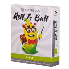 Стимулирующий презерватив-насадка Roll   Ball Apple