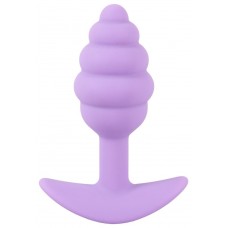 Фиолетовая анальная втулка Mini Butt Plug - 7,5 см.