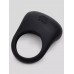 Черное эрекционное виброкольцо Sensation Rechargeable Vibrating Love Ring