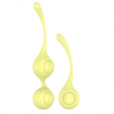 Набор желтых вагинальных шариков Lemon Squeeze