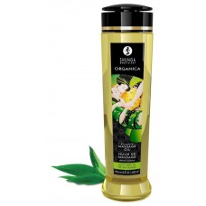 Массажное масло Organica с ароматом зеленого чая - 240 мл.