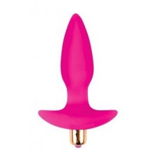 Розовая коническая анальная пробка Sweet Toys - 10,5 см.