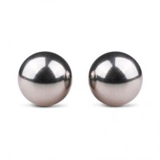 Вагинальные шарики Easytoys Silver Ben Wa Balls 19mm, серебряные ET076SIL