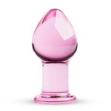 Pink Glass Buttplug GIL542PNK