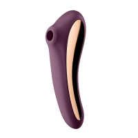 Вибратор Satisfyer Dual Kiss Бордовый 4003016 (жен. вибратор)