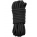 Верёвка Fetish Bondage Rope для бондажа и декоративной вязки, чёрный, 10 м
