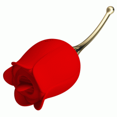 Клиторальный вибромассажёр Rose Lover, красный