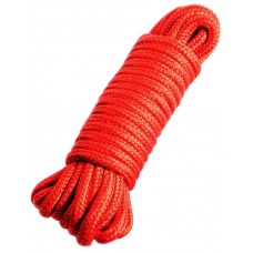 Верёвка для бондажа и декоративной вязки, красная, 10 м