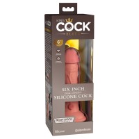 King Cock Ellite Фаллоимитатор-реалистик 6" Dual Density телесный