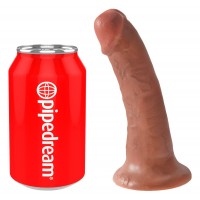 King Cock Фаллоимитатор-реалистик 6" коричневый