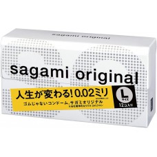 Презервативы Sagami Original 002 L-Size полиуретановые, увеличенного размера 10шт.