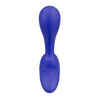 Вибратор We-Vibe Vector+ синий, в комплекте батарейка для пульта