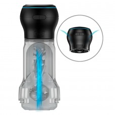 Набор Kiiroo: мастурбатор Feel Pocket Stroker Crystal + интерактивная насадка PowerBlow