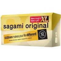 Презервативы Sagami Original 002 Extra Large полиуретановые, увеличенного размера 12 шт. Презервативы Sagami Original 002 Extra Large полиуретановые, увеличенного размера 12 шт.