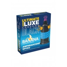 Luxe BLACK ULTIMATE  Презерватив Африканский Круиз (Банан) 1шт.
