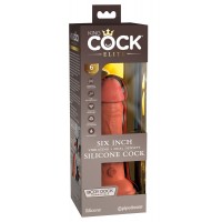 King Cock Ellite Вибратор-реалистик 6" Dual Density