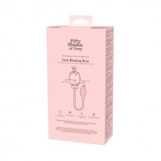 Бесконтактный клиторальный стимулятор Fifty Shades of Grey Dark Blushing Rose, черный