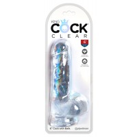 King Cock Фаллоимитатор с яичками 6"