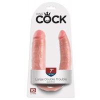 King Cock Фаллоимитатор-реалистик двойной телесный