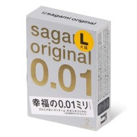 Презервативы Sagami Original 001 полиуретановые 2 шт. Large Презервативы Sagami Original 001 полиуретановые 2 шт. Large