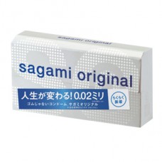 Презервативы Sagami Original 002 Quick полиуретановые, с лентой для быстрого одевания 6шт.