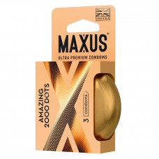 Презервативы MAXUS Amazing, точечные, 3 шт.