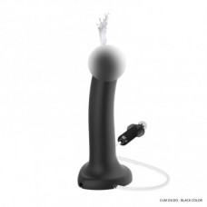 Фаллоимитатор Strap-On-Me Dildo Semi-Realistic с функцией эякуляции, черный L, 18,2 см