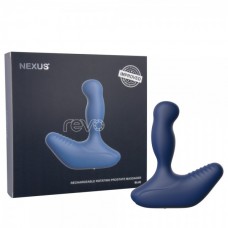 NEXUS Вибромассажер простаты с вращающейся головкой обновленный REVO синий