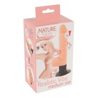 Nature Skin Вибратор на присоске, M