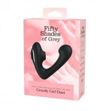 Вибратор Fifty Shades of Grey Greedy Girl Duet, черный