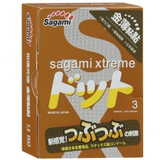 Презервативы Sagami Xtreme Feel UP латексные, усиливающие ощущения 3шт.
