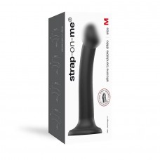 Фаллоимитатор Strap-On-Me Dildo Dual Density Semi-Realistic гнущийся, черный M, 18 см Фаллоимитатор Strap-On-Me Dildo Dual Density Semi-Realistic гнущийся, черный M, 18 см